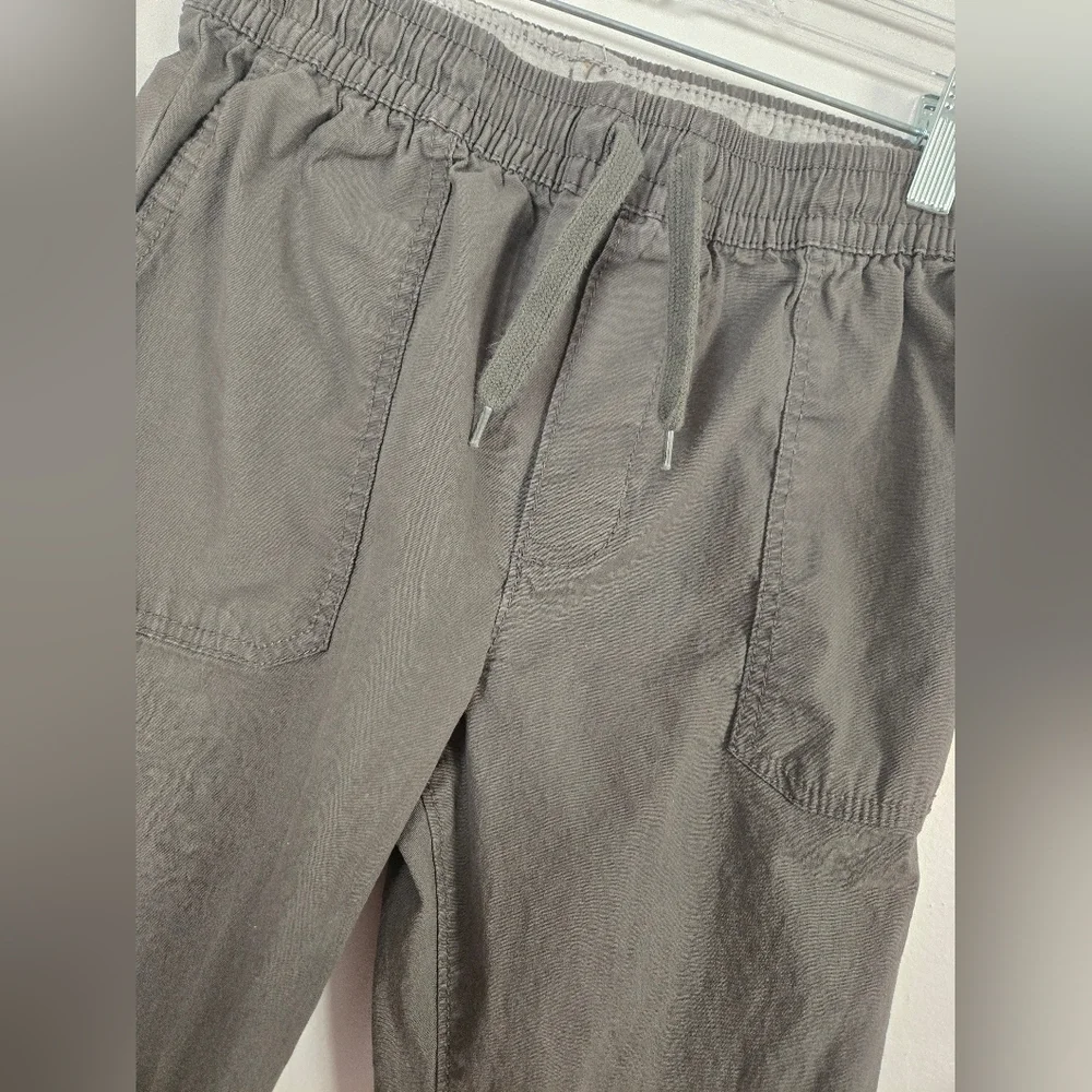OshKosh B'gosh Stretch Canvas Pull-On Joggers - Boy Size 10/10A Dark Gray